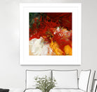 Lovely by Doris Savard on GIANT ART - red abstract