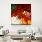 Lovely by Doris Savard on GIANT ART - red abstract