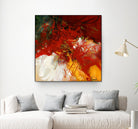 Lovely by Doris Savard on GIANT ART - red abstract
