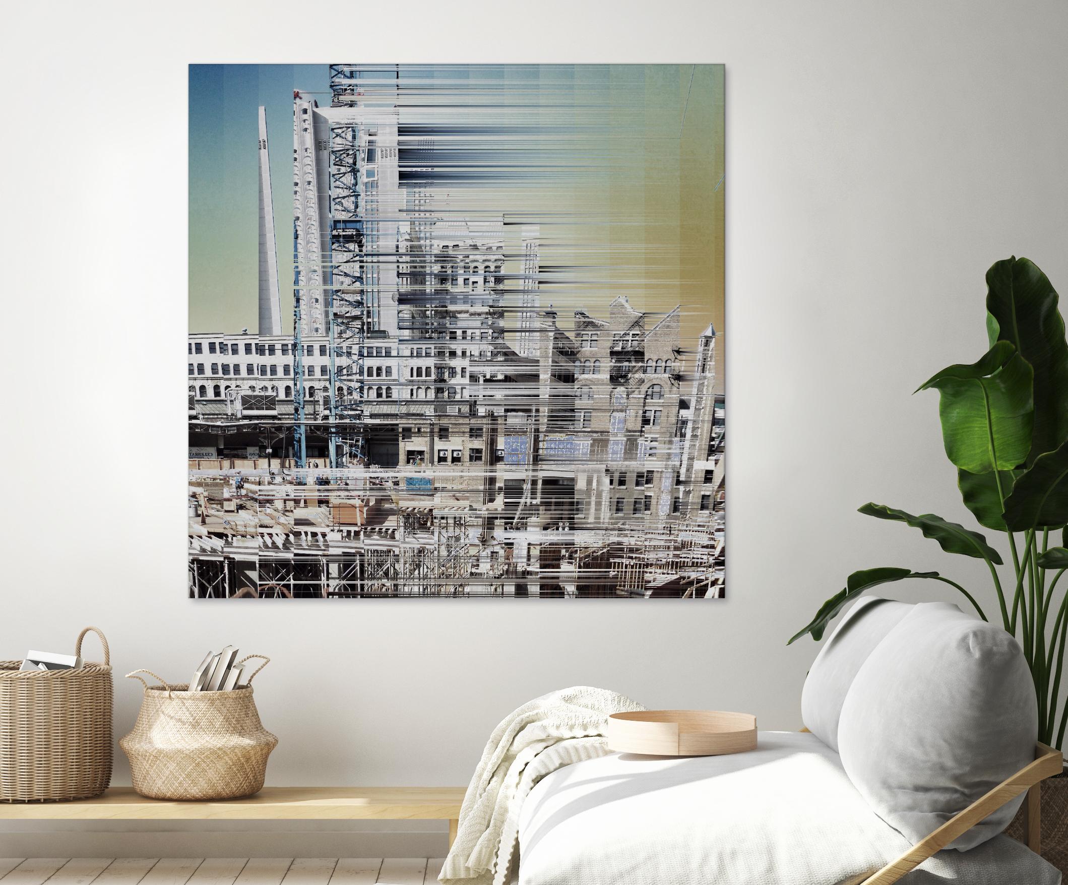 Urban Abstract 6 by Jean-François Dupuis on GIANT ART - beige linear factory