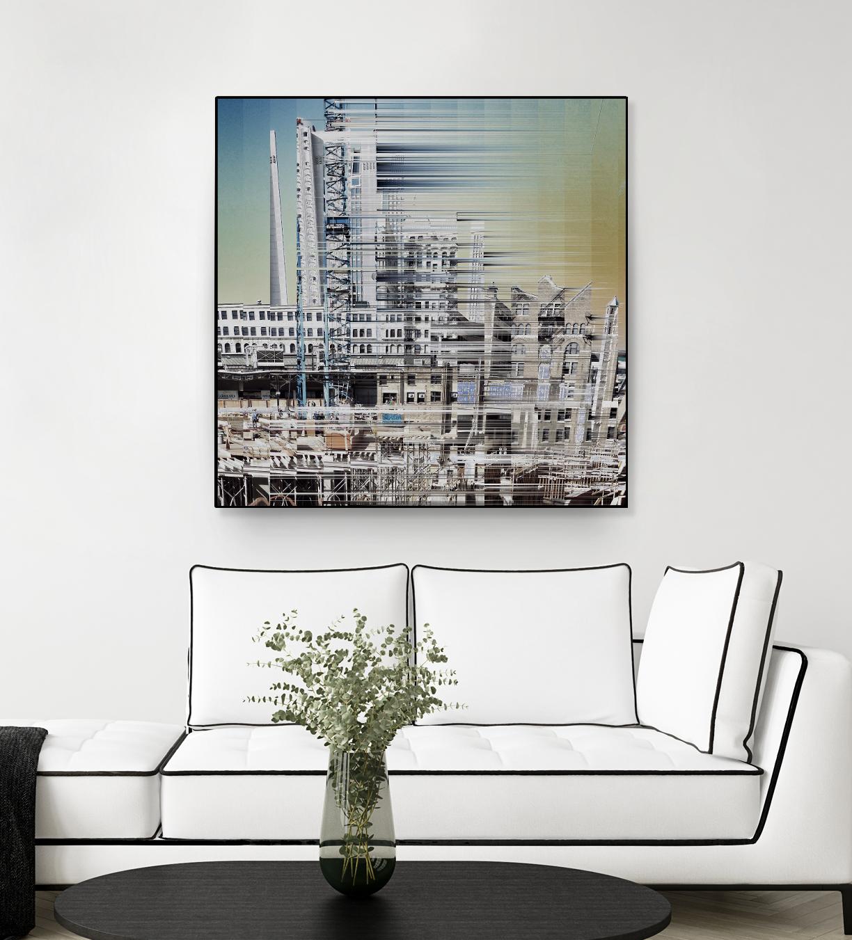 Urban Abstract 6 by Jean-François Dupuis on GIANT ART - beige linear factory