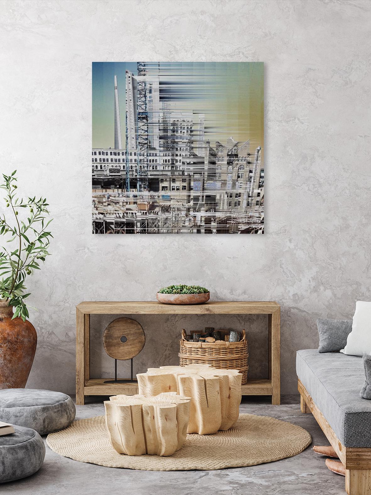 Urban Abstract 6 by Jean-François Dupuis on GIANT ART - beige linear factory