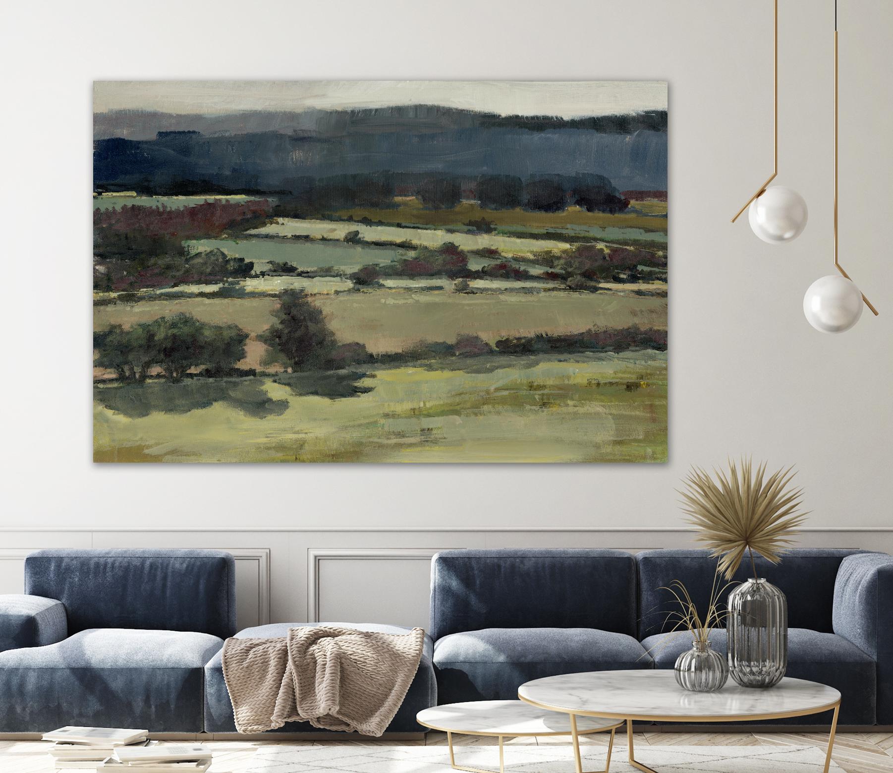 Petits territoires by Jacques Clément on GIANT ART - green landscape country side