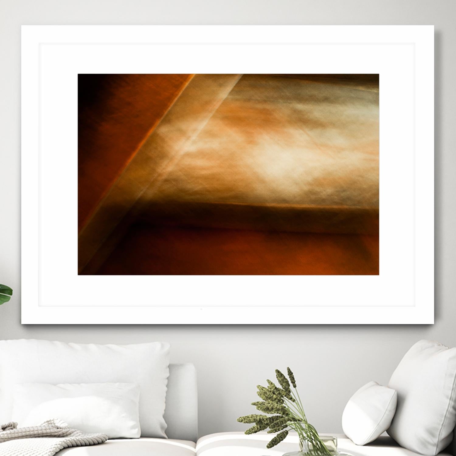 Manly Abstract by Jean-François Dupuis on GIANT ART - beige abstract transparence