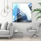 Urban Distortion II by Jean-François Dupuis on GIANT ART - white city scene superposition