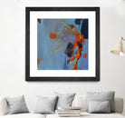 Pas De Mot by Huguette Lagacé on GIANT ART - orange abstract
