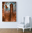 Empire d'argile by Alain Cardinal on GIANT ART - beige whimsical la nuit