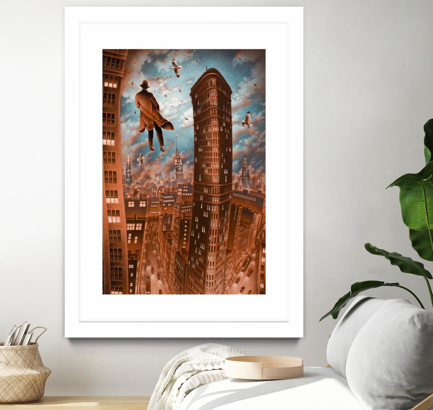 Empire d'argile by Alain Cardinal on GIANT ART - beige whimsical la nuit