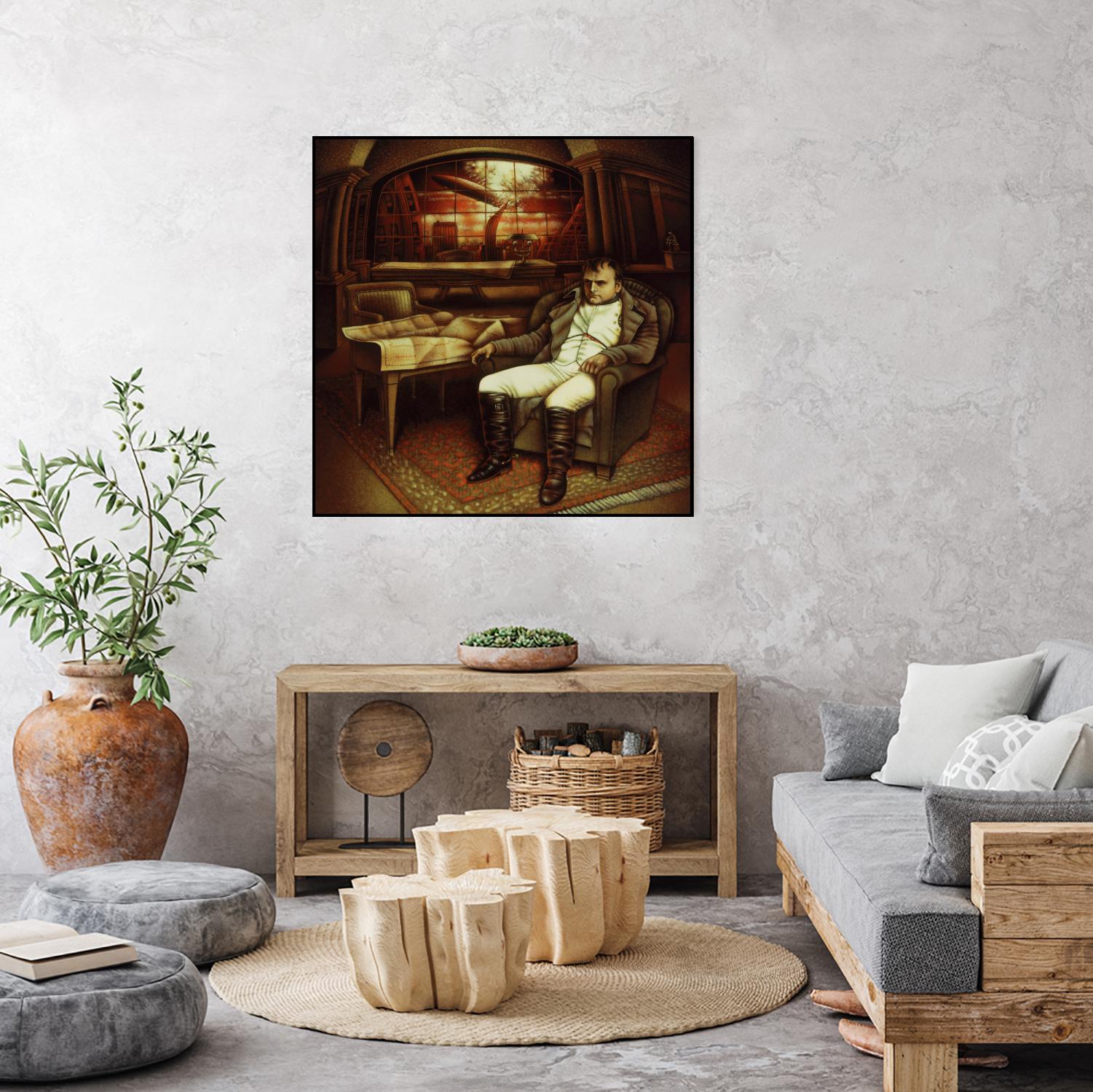 L'éternel retour by Alain Cardinal on GIANT ART - beige figurative napoleon
