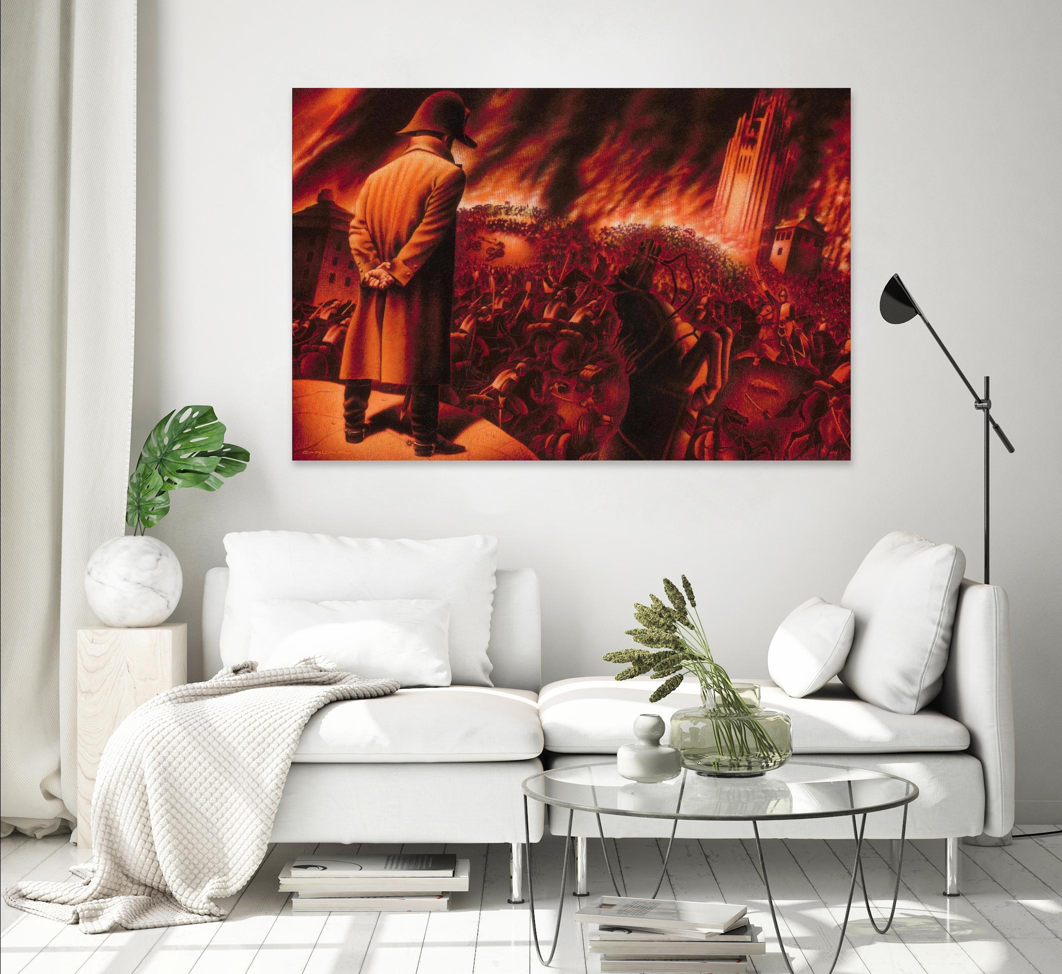 Ira Imperatoris by Alain Cardinal on GIANT ART - red figurative napoleon