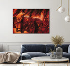 Ira Imperatoris by Alain Cardinal on GIANT ART - red figurative napoleon