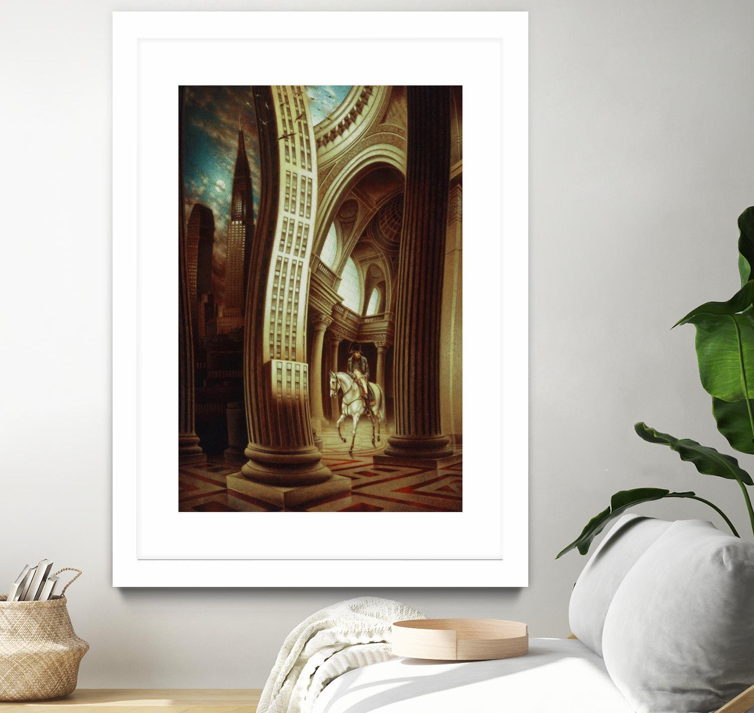 La rôdeur du Pantheon by Alain Cardinal on GIANT ART - beige whimsical napoleon