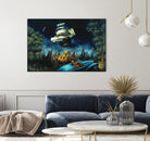 L'illusion du Mirage by Alain Cardinal on GIANT ART - beige figurative palace