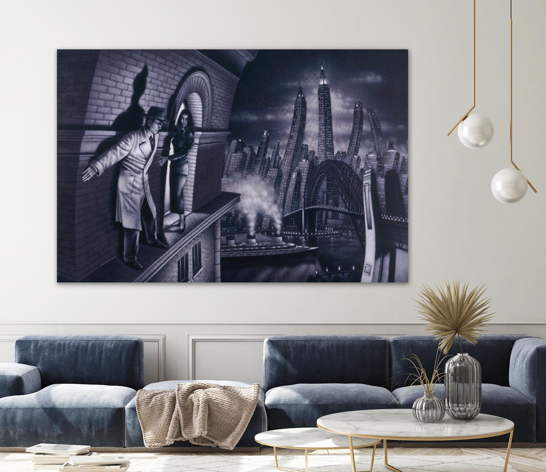 Série noire 3 by Alain Cardinal on GIANT ART - black black & white la nuit