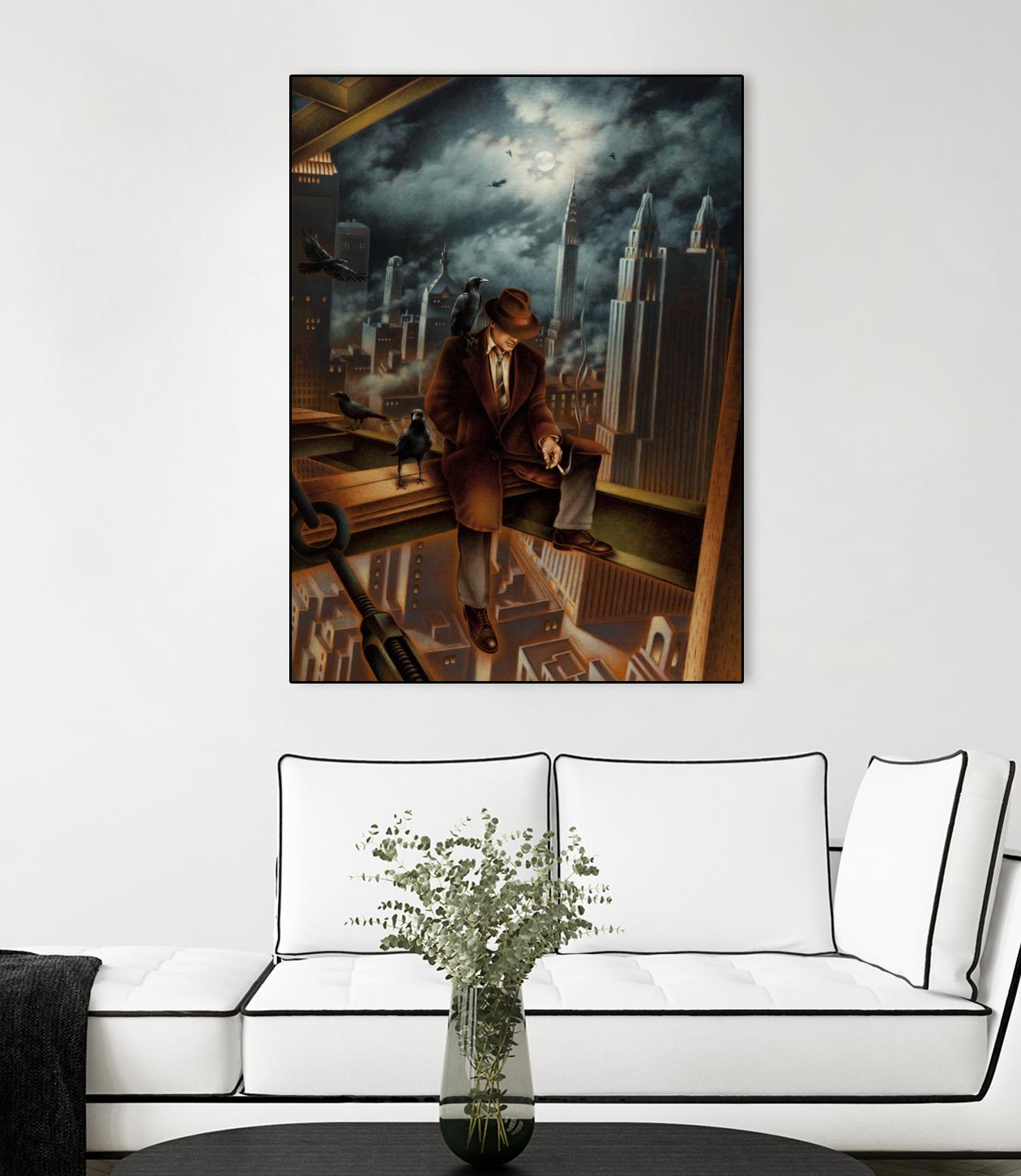 Dr. Orpheus by Alain Cardinal on GIANT ART - rust figurative poutre