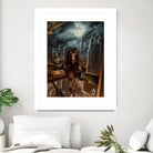 Dr. Orpheus by Alain Cardinal on GIANT ART - rust figurative poutre