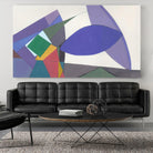 Equilibrium by Diane Lambin on GIANT ART - green shapes geometric shapes