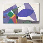 Equilibrium by Diane Lambin on GIANT ART - green shapes geometric shapes