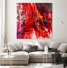All that jazz by Doris Savard on GIANT ART - red abstract