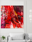 All that jazz by Doris Savard on GIANT ART - red abstract