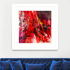 All that jazz by Doris Savard on GIANT ART - red abstract