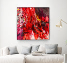 All that jazz by Doris Savard on GIANT ART - red abstract