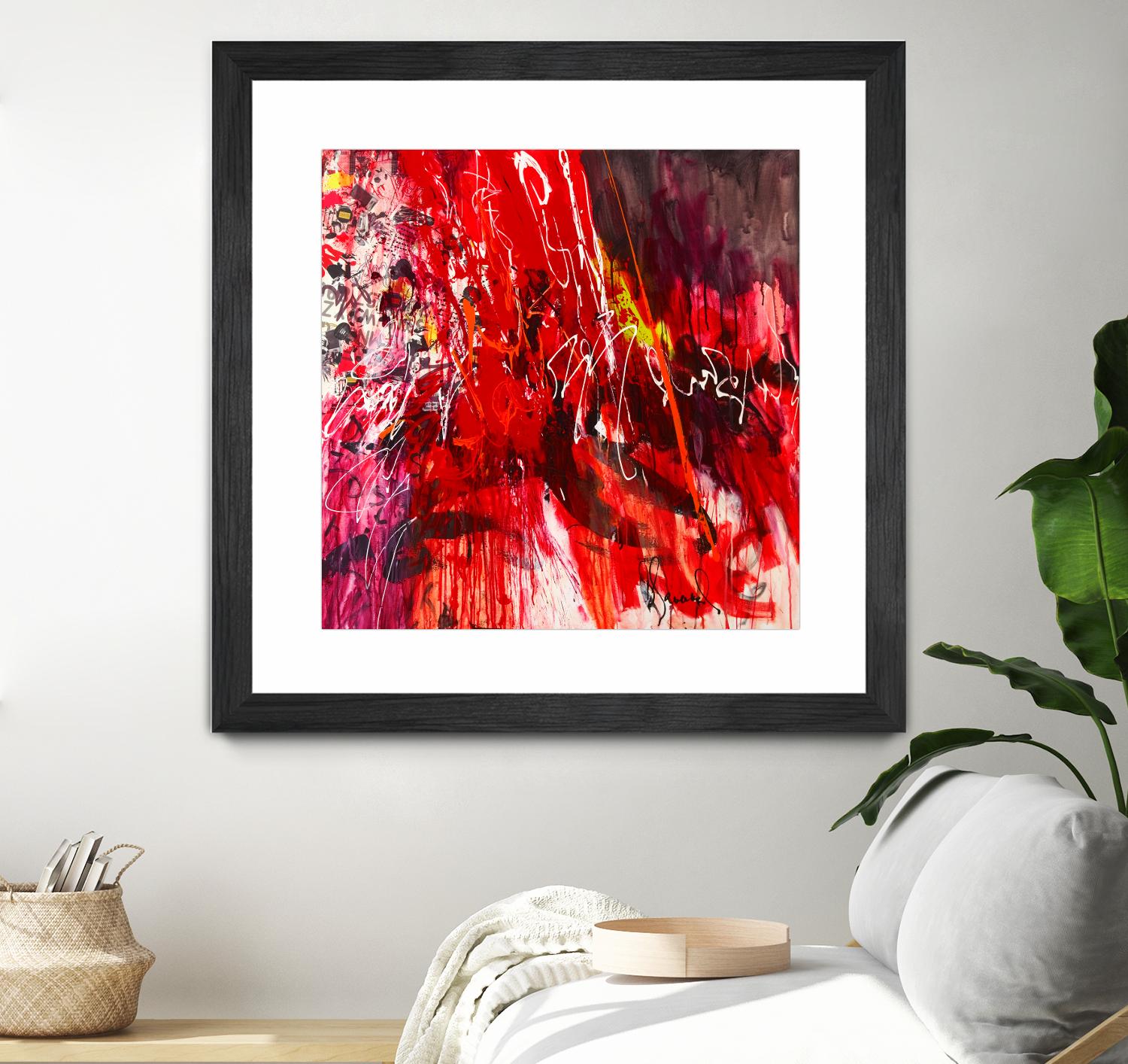 All that jazz by Doris Savard on GIANT ART - red abstract