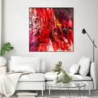 All that jazz by Doris Savard on GIANT ART - red abstract