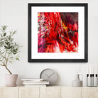 All that jazz by Doris Savard on GIANT ART - red abstract
