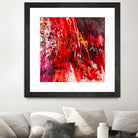 All that jazz by Doris Savard on GIANT ART - red abstract