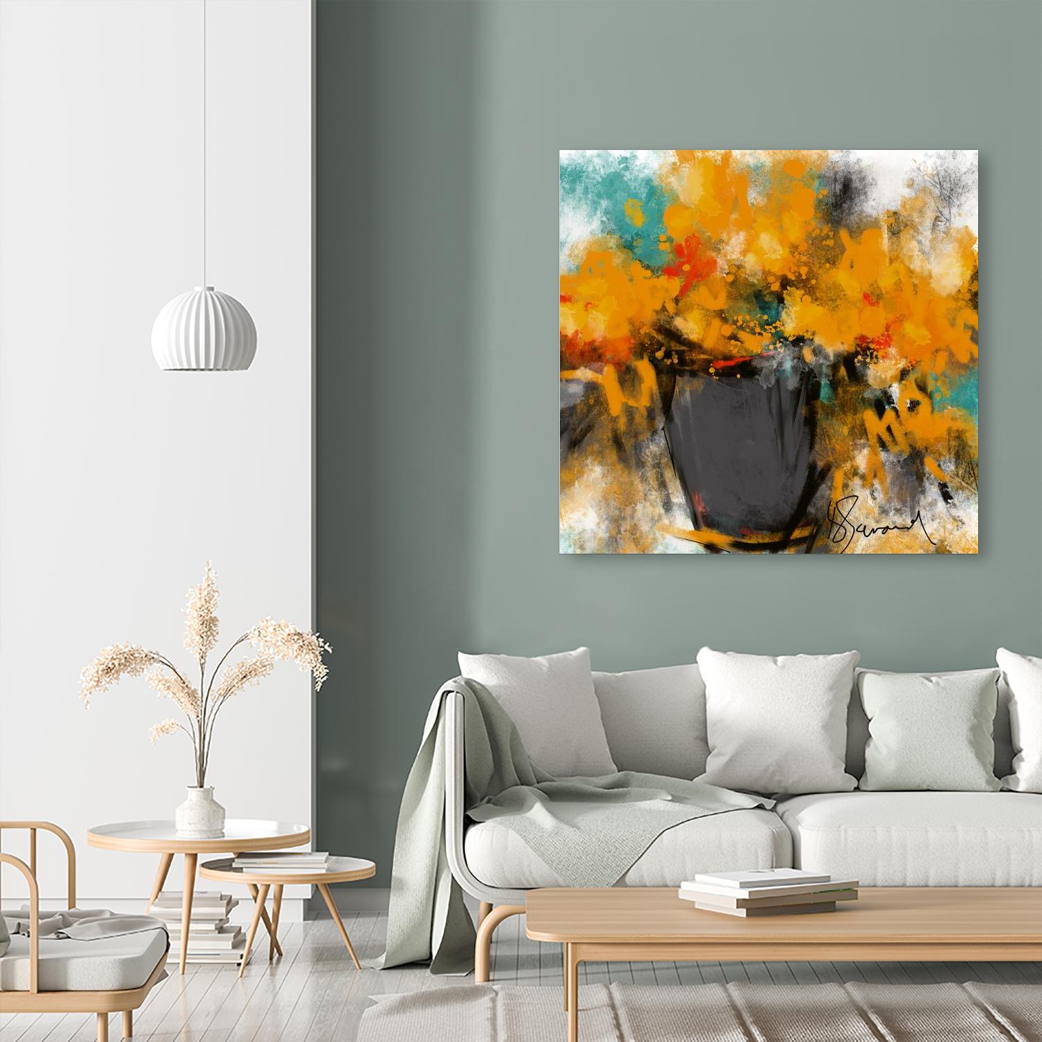 Spring time by Doris Savard on GIANT ART - yellow digital canadian artists