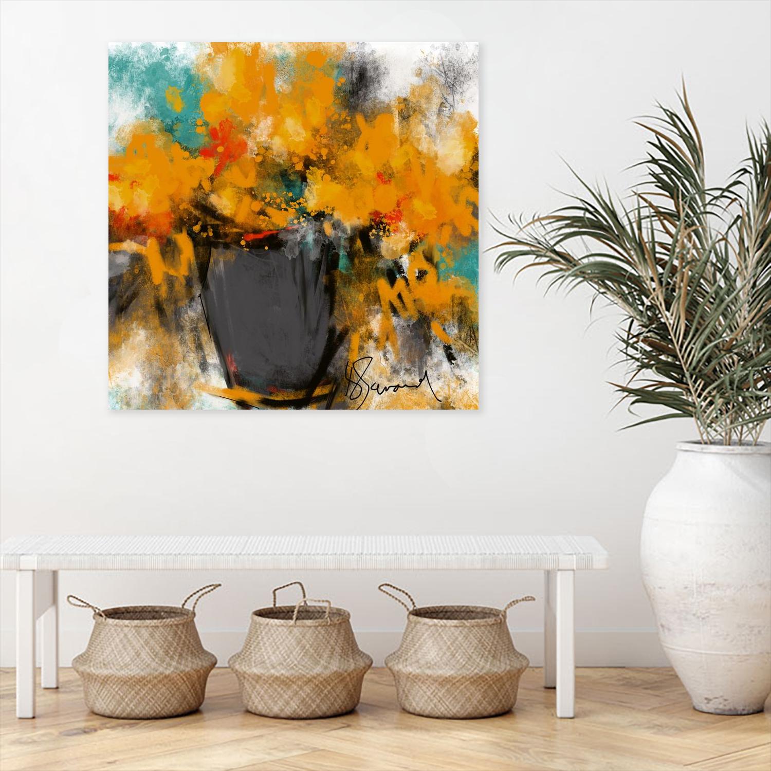 Spring time by Doris Savard on GIANT ART - yellow digital canadian artists