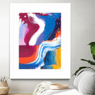 Just a wee one by Claire Desjardins on GIANT ART - orange abstract canadian