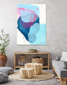Along the shore 02 by Claire Desjardins on GIANT ART - pink abstract canadian