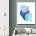 Along the shore 02 by Claire Desjardins on GIANT ART - pink abstract canadian