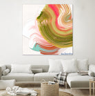 Night on the town by Claire Desjardins on GIANT ART - orange abstract