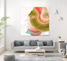 Night on the town by Claire Desjardins on GIANT ART - orange abstract