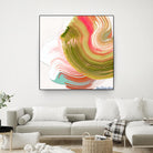 Night on the town by Claire Desjardins on GIANT ART - orange abstract