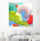Vav 05 by Claire Desjardins on GIANT ART - pink abstract
