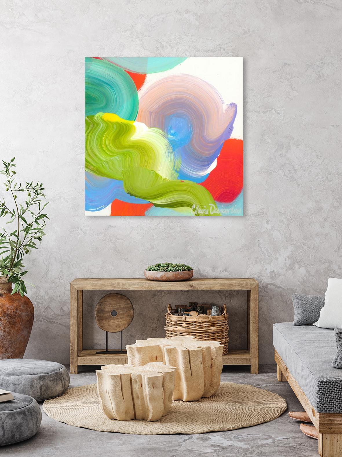 Vav 05 by Claire Desjardins on GIANT ART - red abstract canadian
