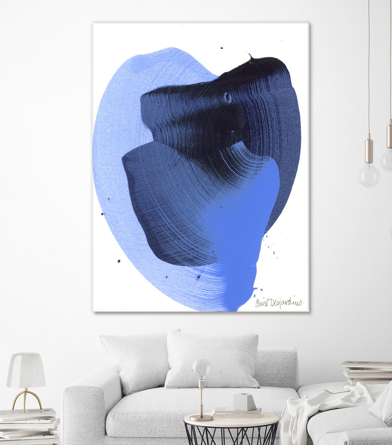 The space in between 43 by Claire Desjardins on GIANT ART - blue abstract