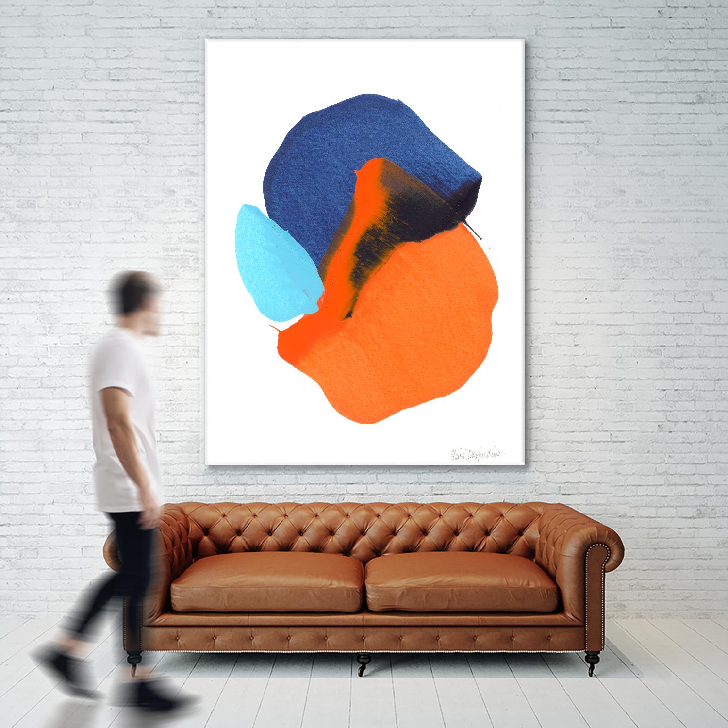 The space in between 63 by Claire Desjardins on GIANT ART - blue abstract