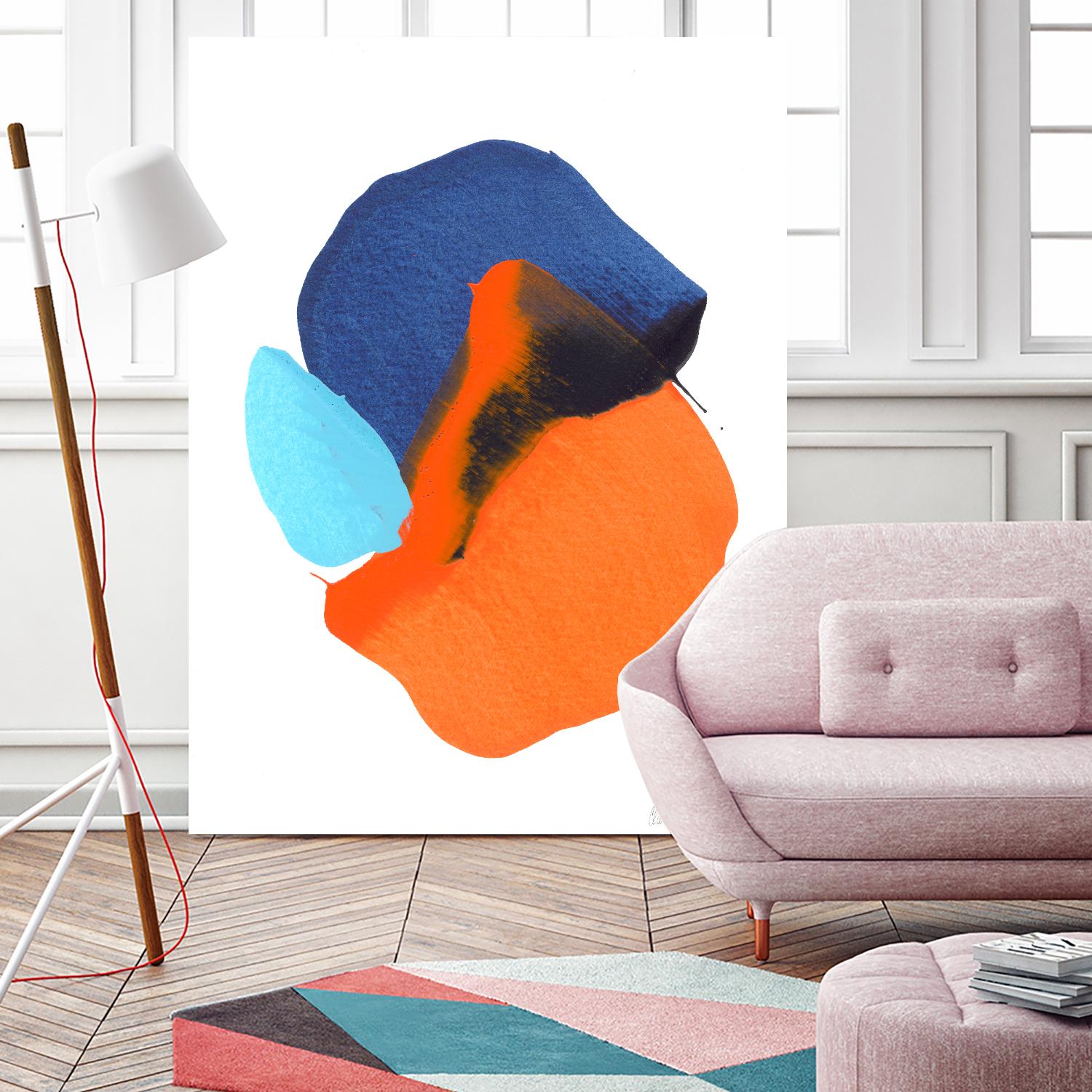The space in between 63 by Claire Desjardins on GIANT ART - blue abstract