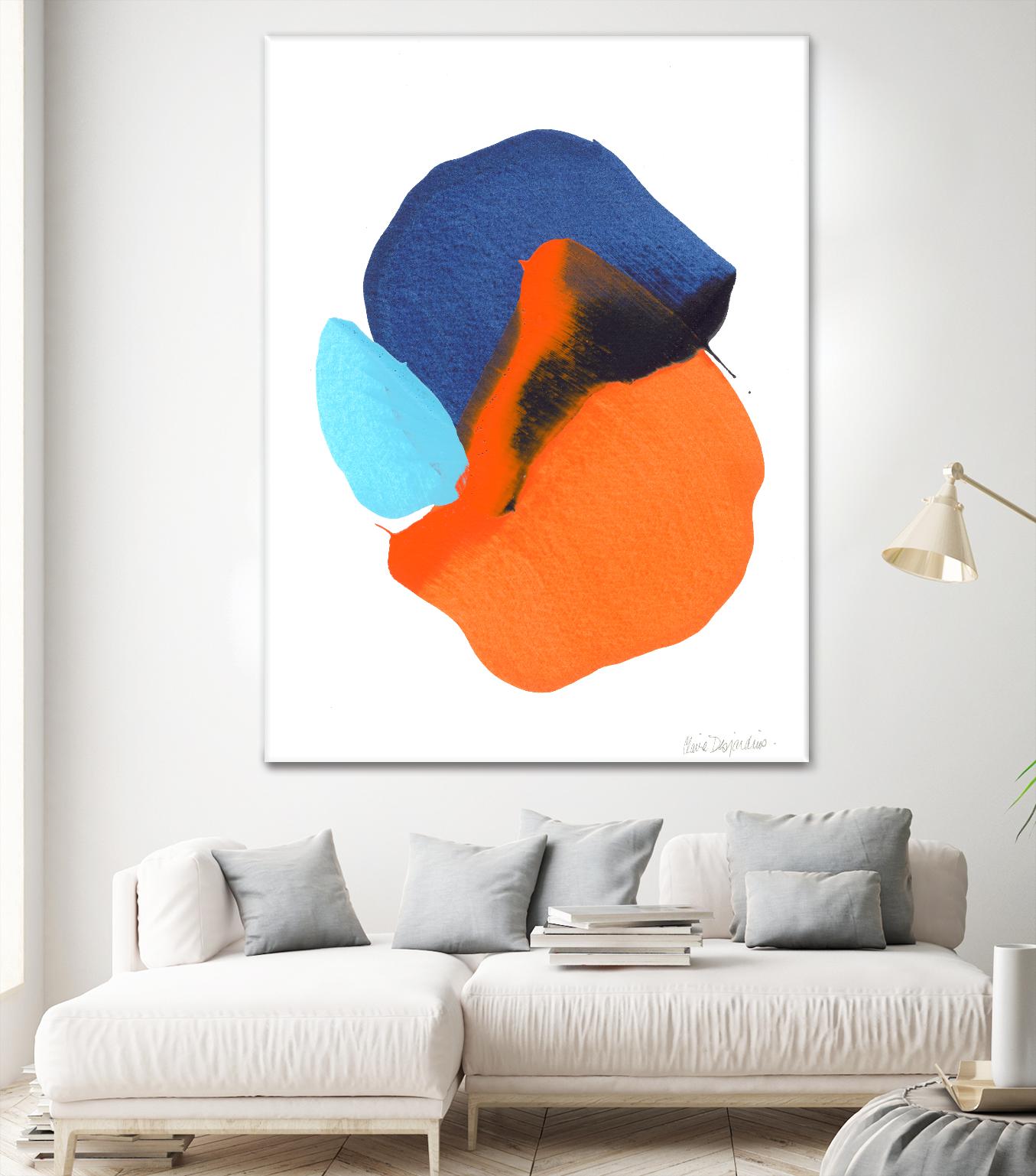 The space in between 63 by Claire Desjardins on GIANT ART - blue abstract