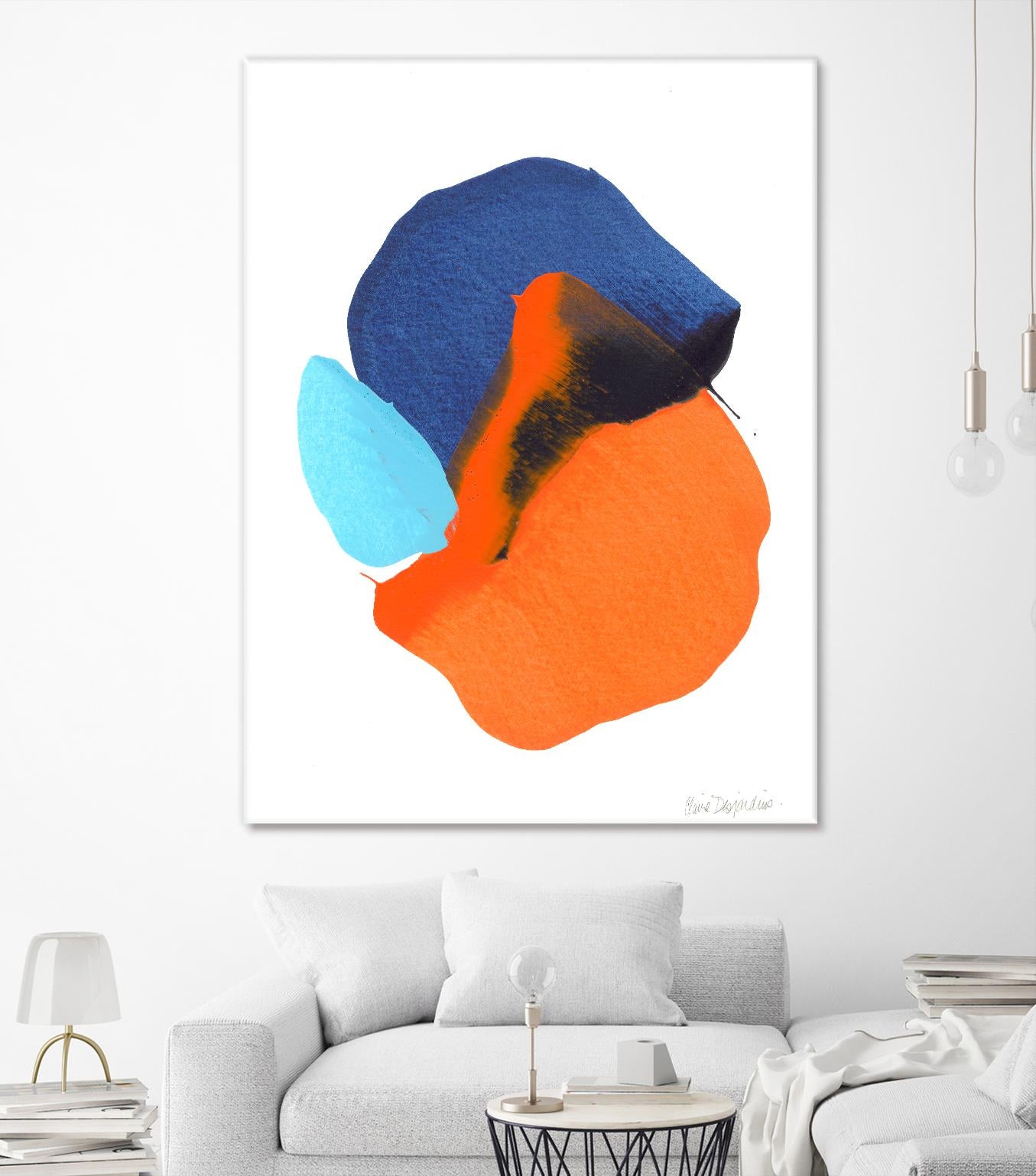 The space in between 63 by Claire Desjardins on GIANT ART - blue abstract