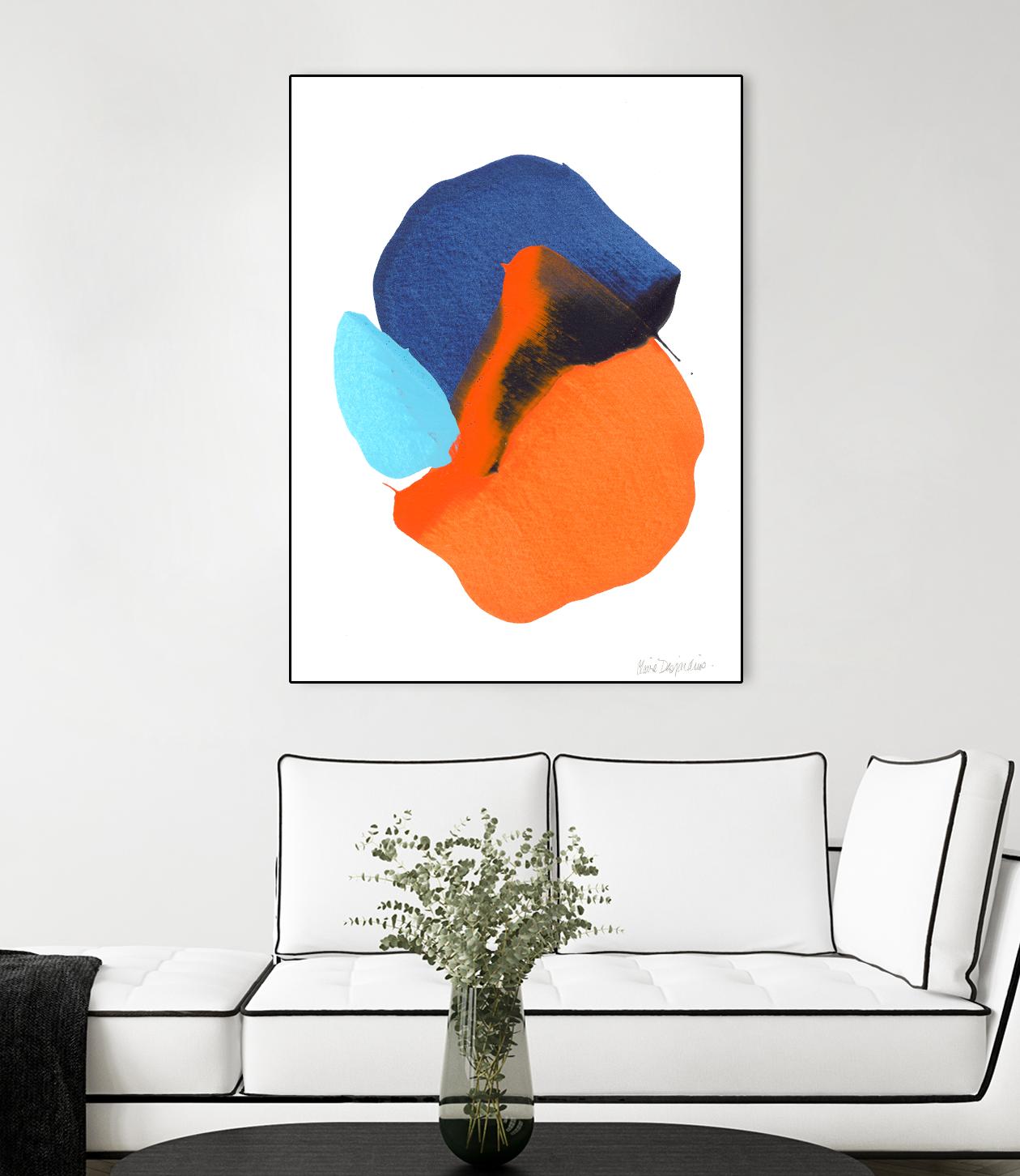 The space in between 63 by Claire Desjardins on GIANT ART - blue abstract