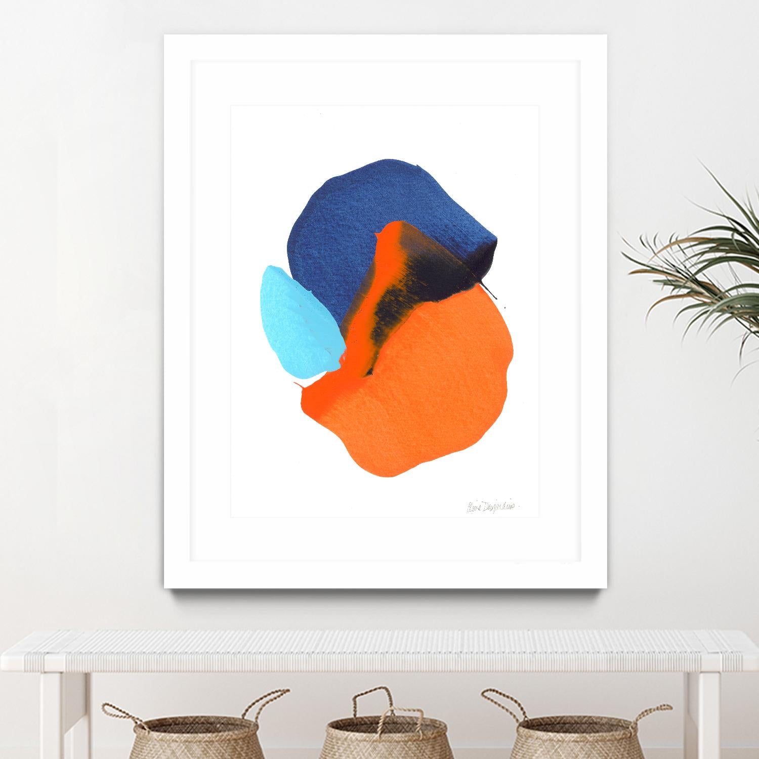 The space in between 63 by Claire Desjardins on GIANT ART - orange abstract