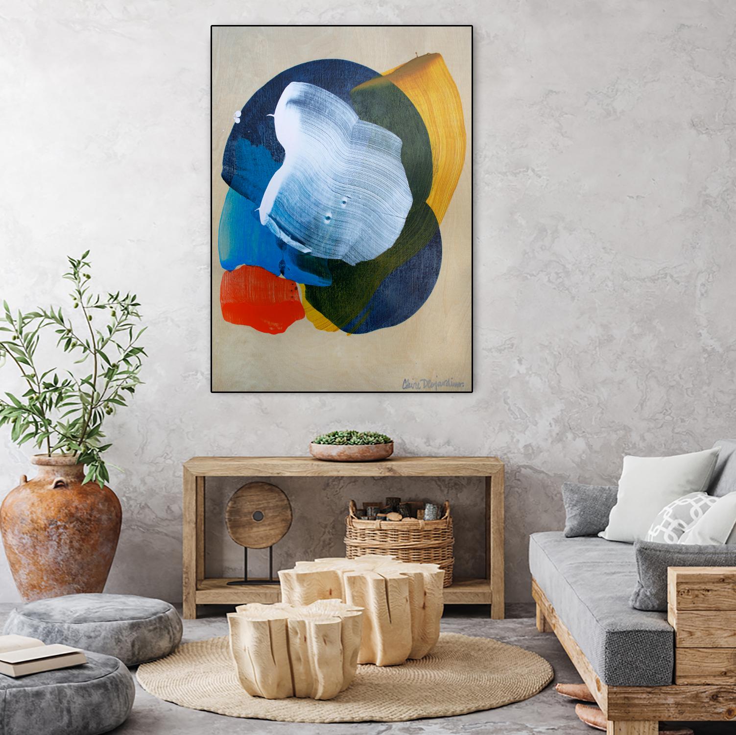 SoCal 01 by Claire Desjardins on GIANT ART - blue abstract