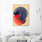 Socal 04 by Claire Desjardins on GIANT ART - red abstract