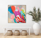 A mending Hand by Claire Desjardins on GIANT ART - orange abstract